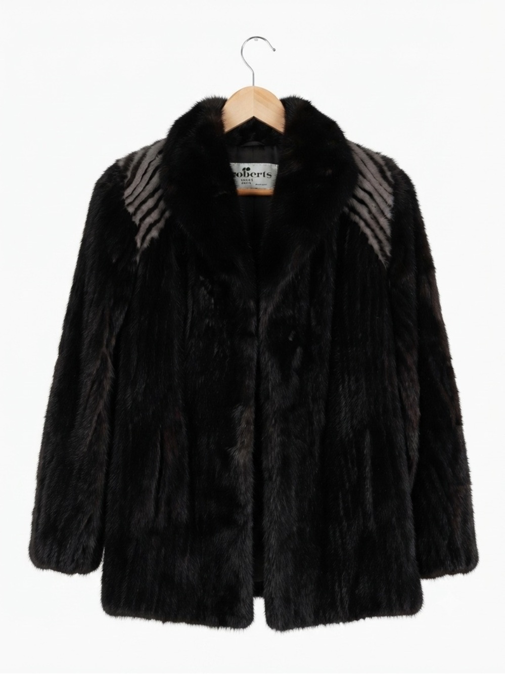 RARE Vintage Mink Mr Roberts Genuine Fur Jacket Size 10-12 Canadian in Canada
